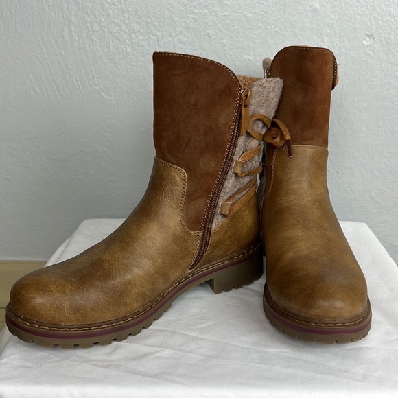 Patrizia by Spring Step Dawna Bootie (Brown) - 36 - Picture 1 of 16